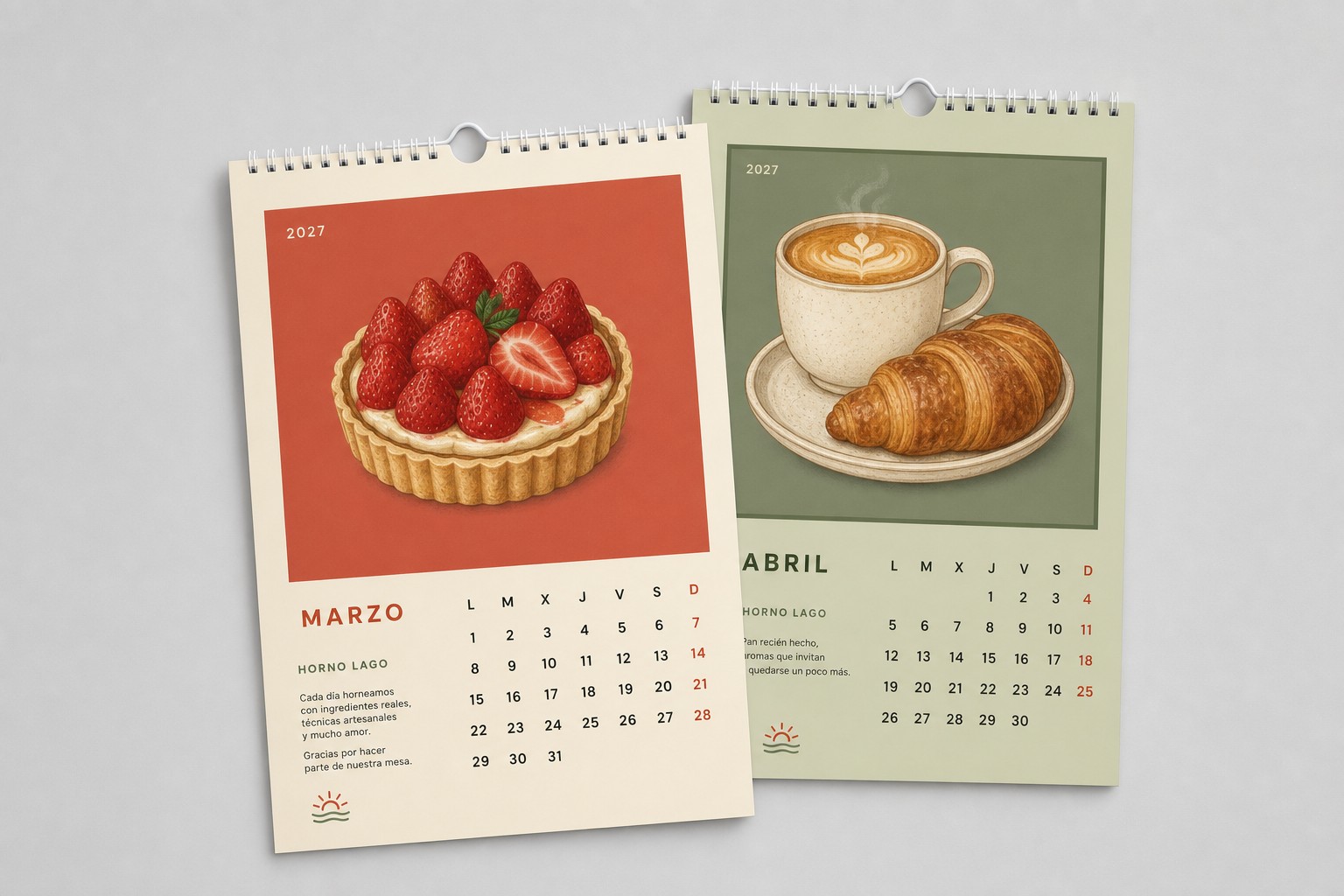 Calendarios de pared wire-0